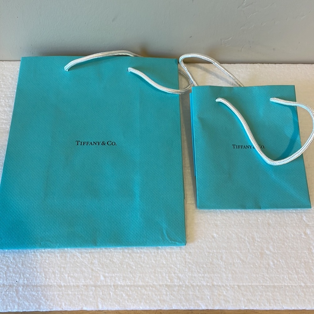NEW✨Tiffany & Co Gift Bag Big Size 8”x10” and card with envelope